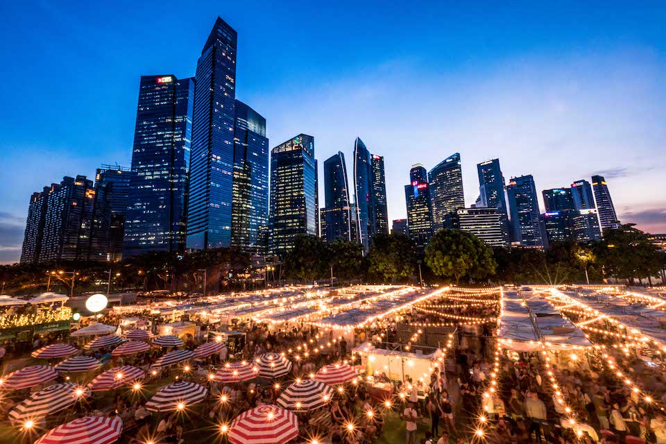 Landscape of buildings in Singapore