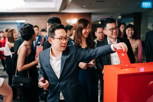 Wedding guests coming to the ceremony reception photograph photography event